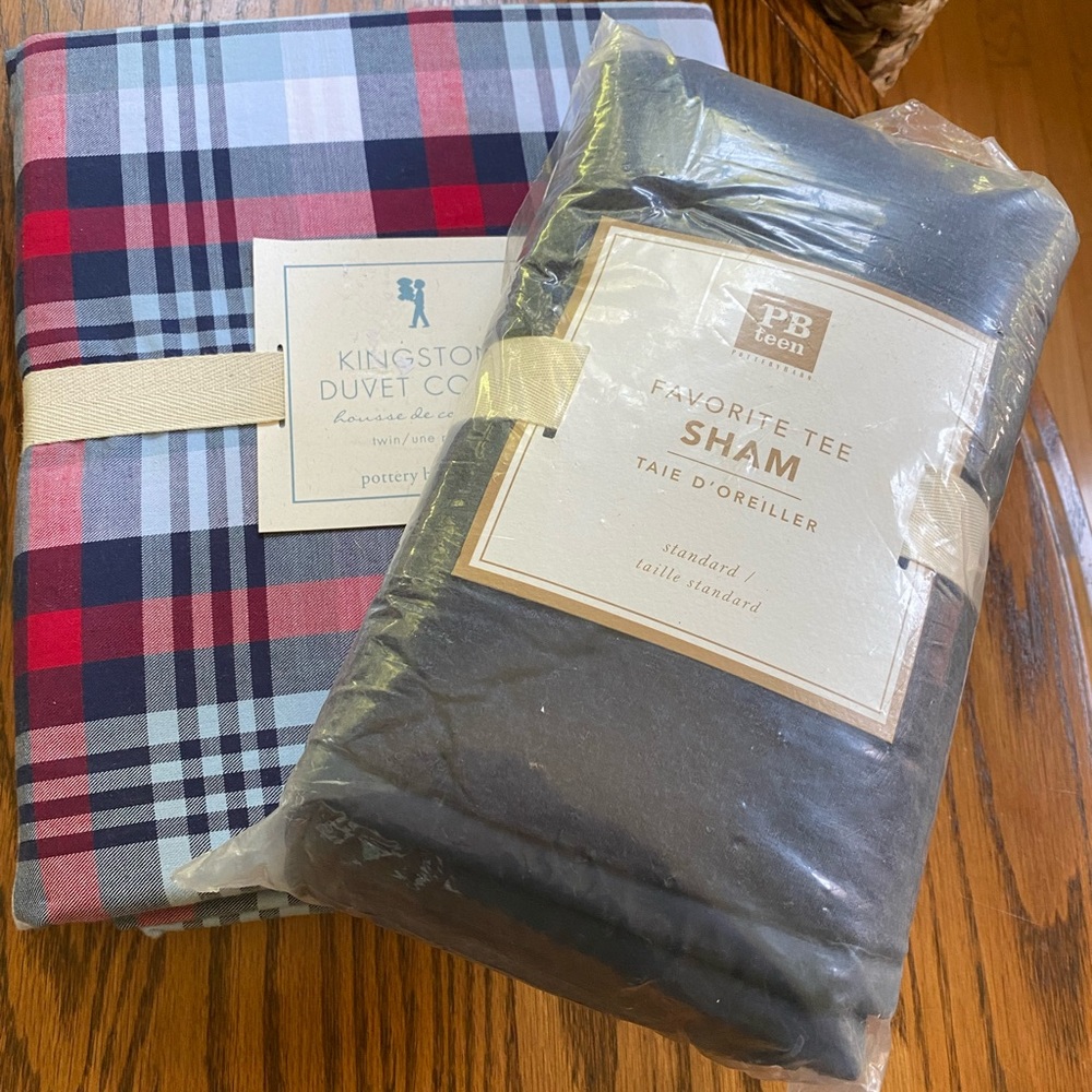 PB kids twin duvet and sham